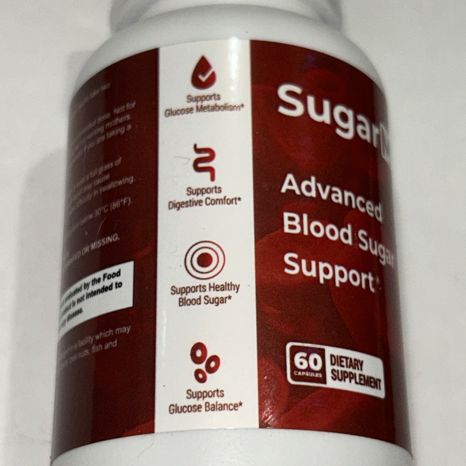 Sugar Mute Capsules, Official Blood Support Supplement Pills (60 Capsules)