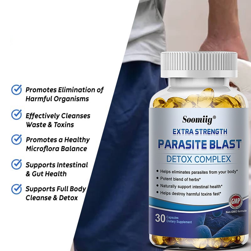 Detox Softgels, Cleanse, Full Body Gut Detox,Healthy Digestion & Immune 120 CT