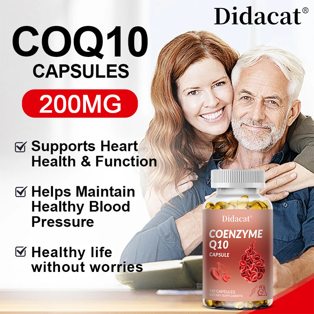 Coq10 200Mg, Supports Heart Health, 30/60/120 Rapid Release Capsules