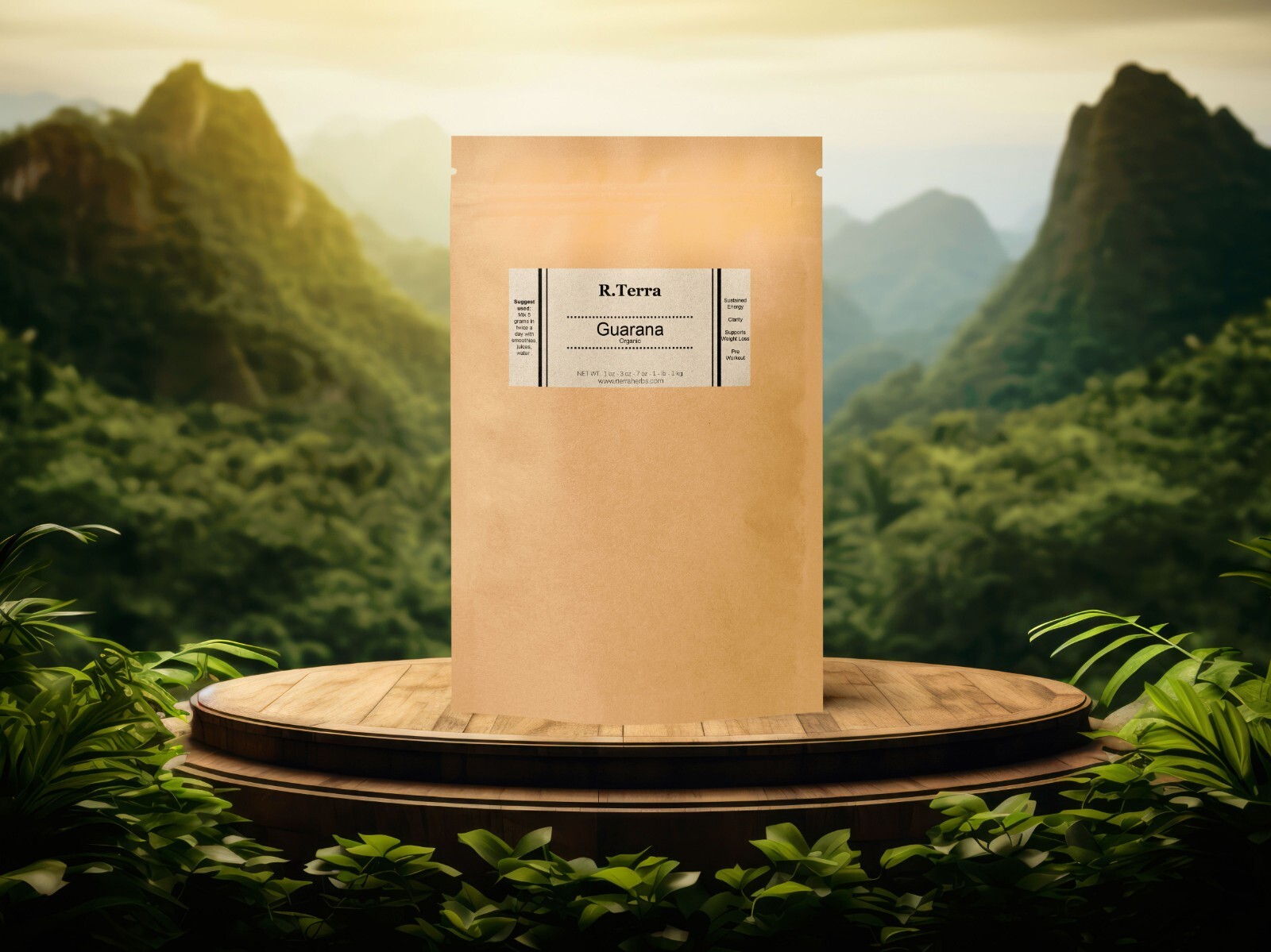 Natural Guarana powder – Boost Energy Naturally NET 2.5 OZ
