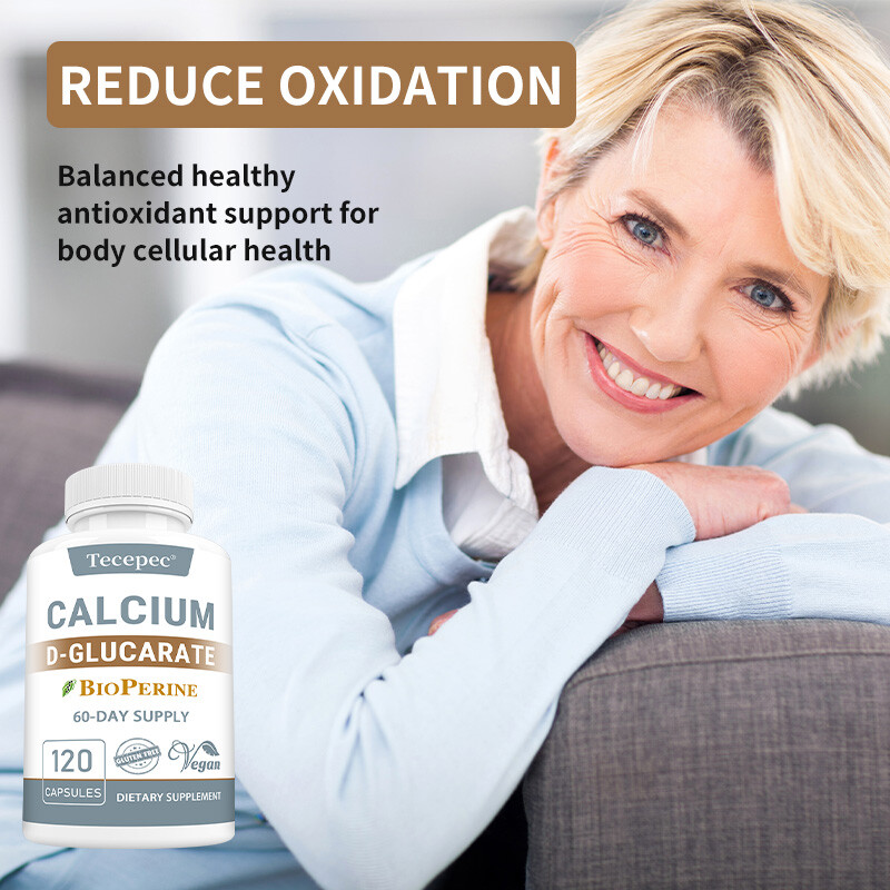 Calcium D-Glucarate | CDG for Liver Detox & Cleanse, Menopause Support