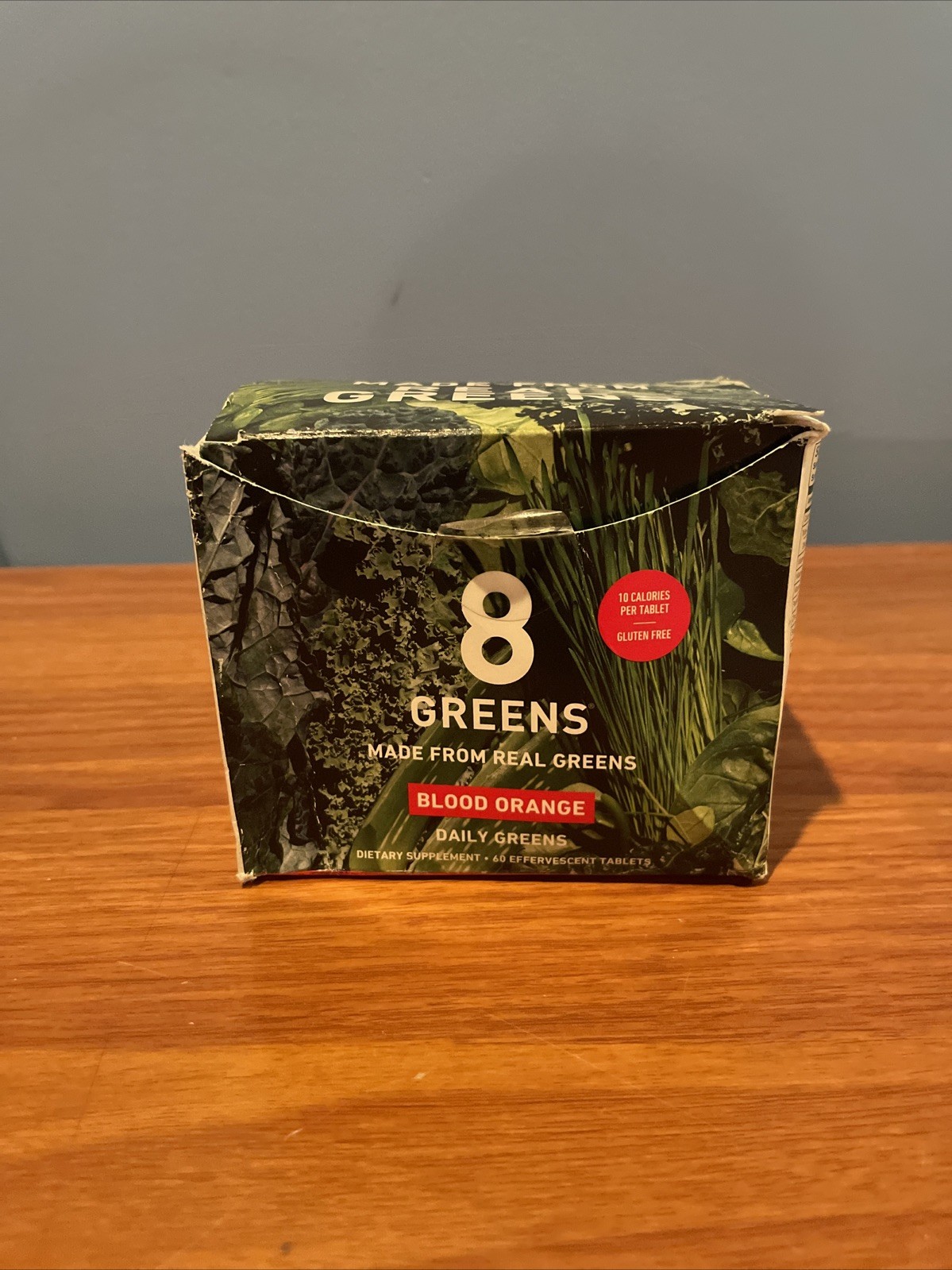 (6) 8Greens Daily Greens Effervescent Tablets – BLOOD ORANGE/PEACH Tablets READ