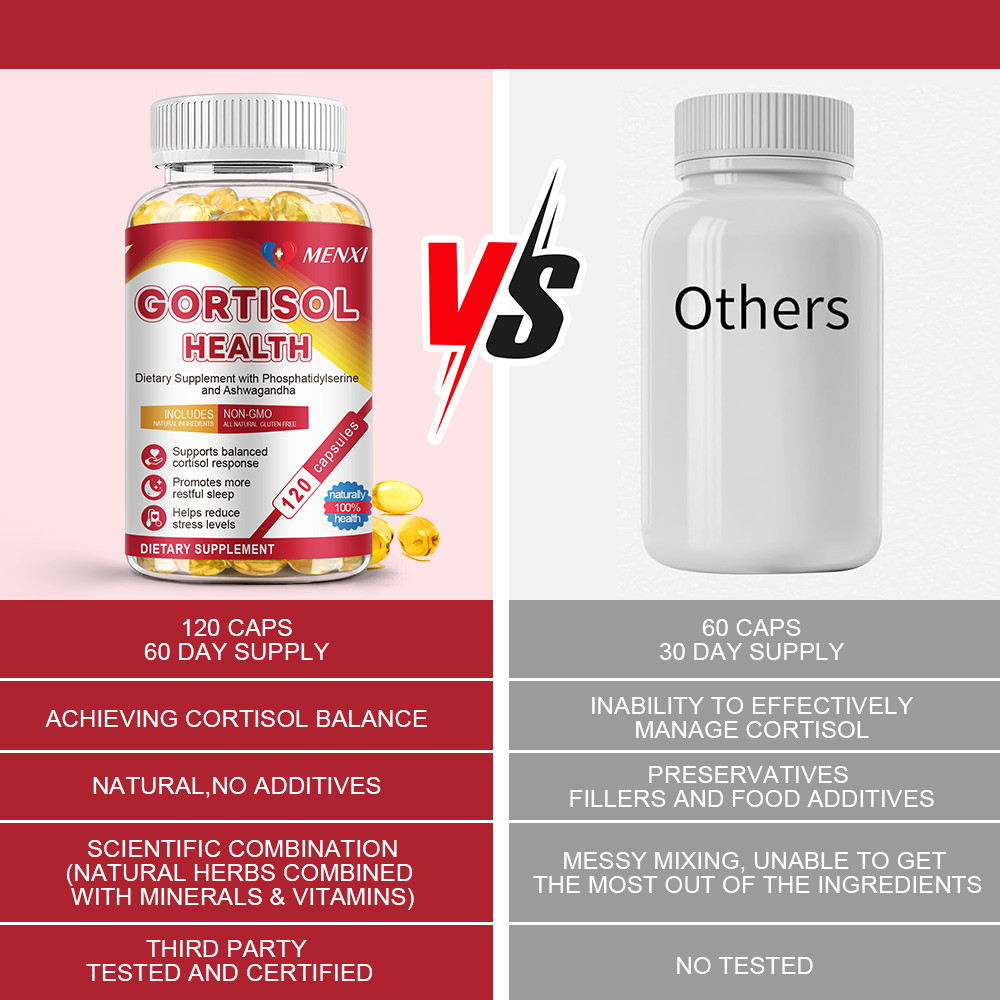 Cortisol Health Capsules 120 capsules Helps Relieve Stress And Improve Sleep