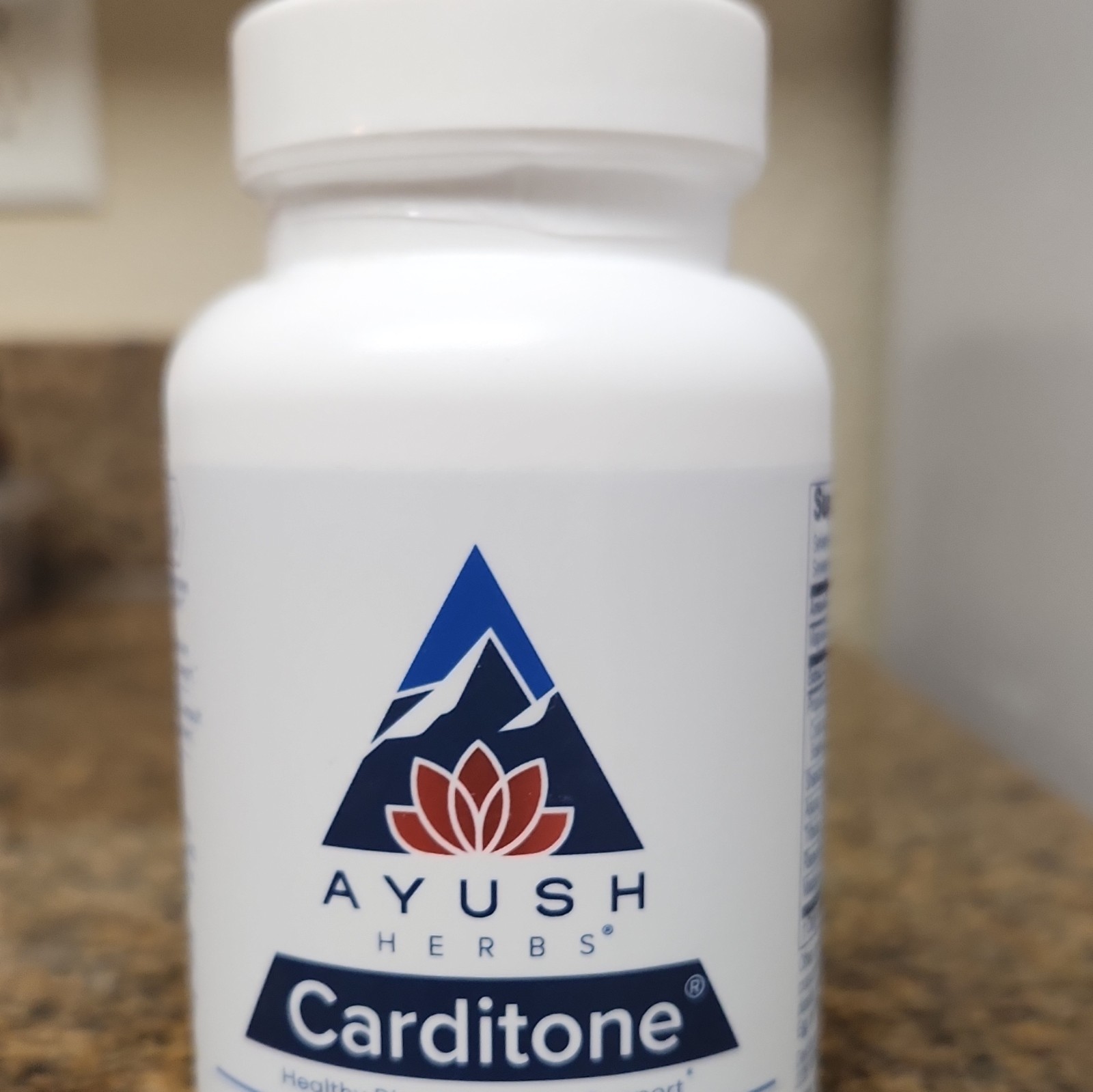 Ayush Herbs Carditone Blood & Circulatory Health 60 Caplets 200mg Exp 12/2027