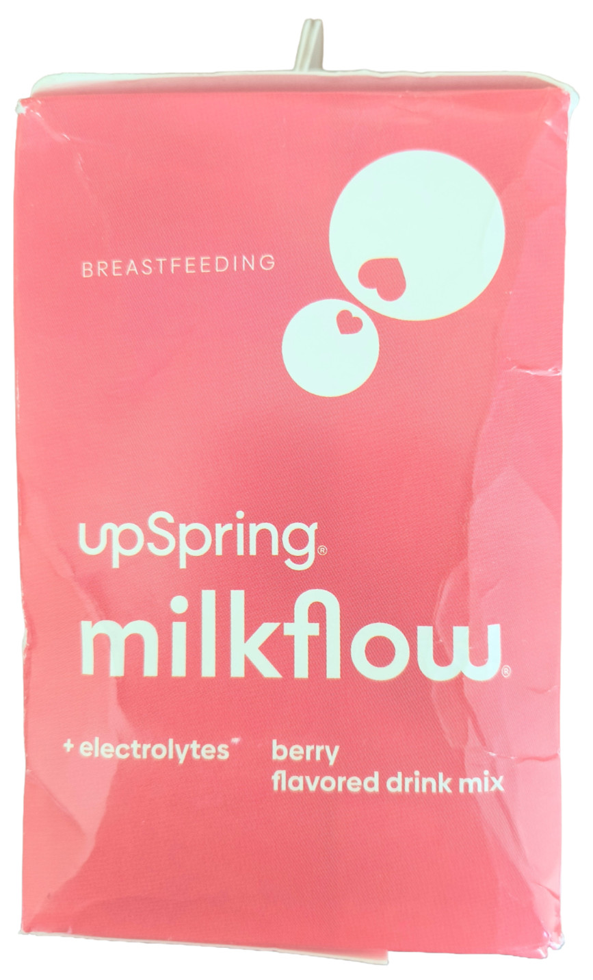 Up Spring Milkflow Drink Mix Berry Electrolytes 16 ct exp 7/27