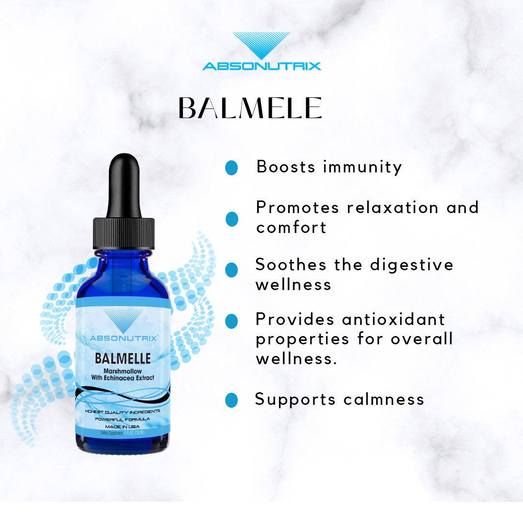 Absonutrix Balmele, 390 mg, 4 FL OZ Liquid, 302 Servings, Made in USA