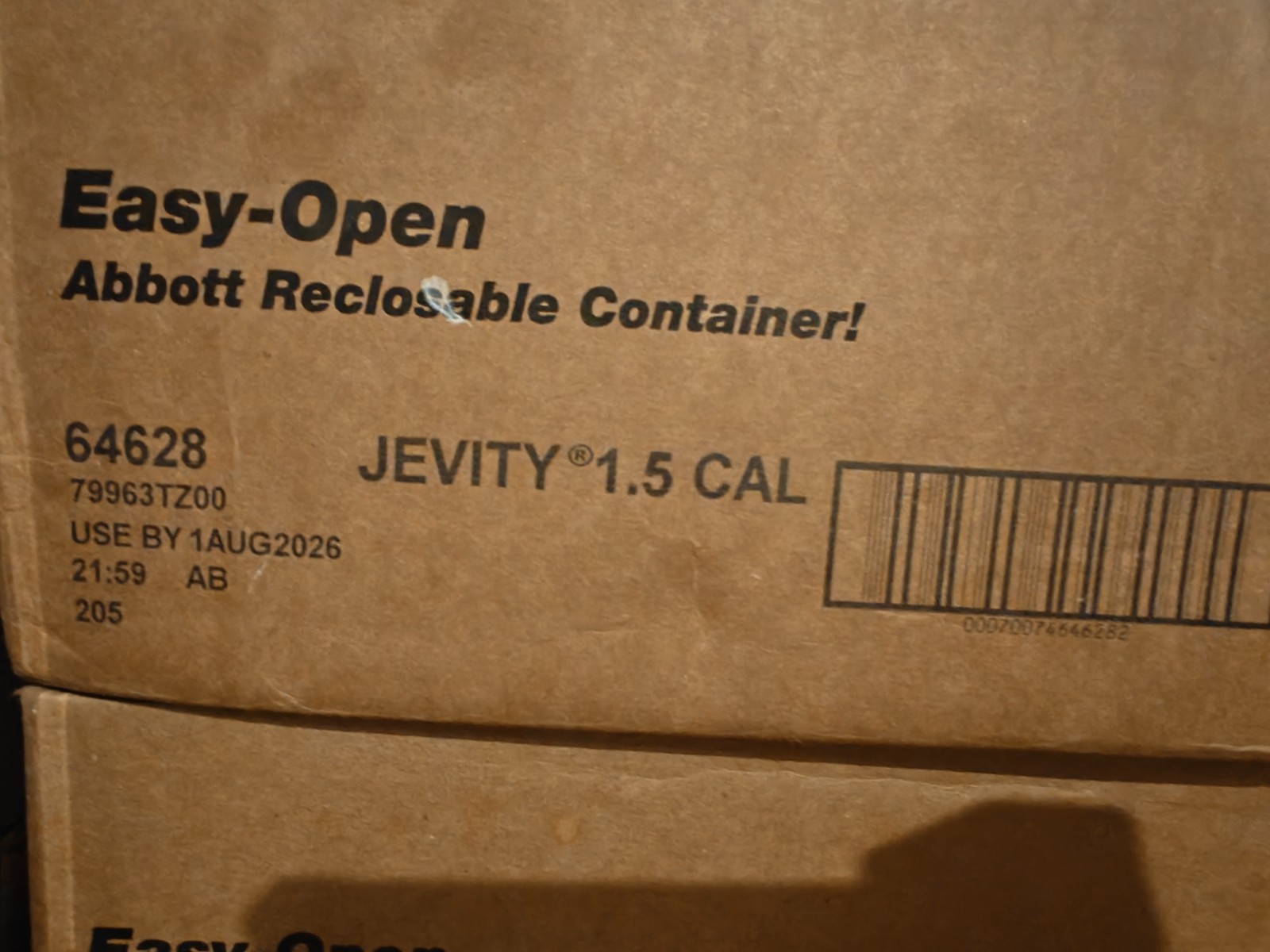 Jevity 1.5 Cal 1 case of 23X 8 fl oz supplement formula tube feeding Expires Aug