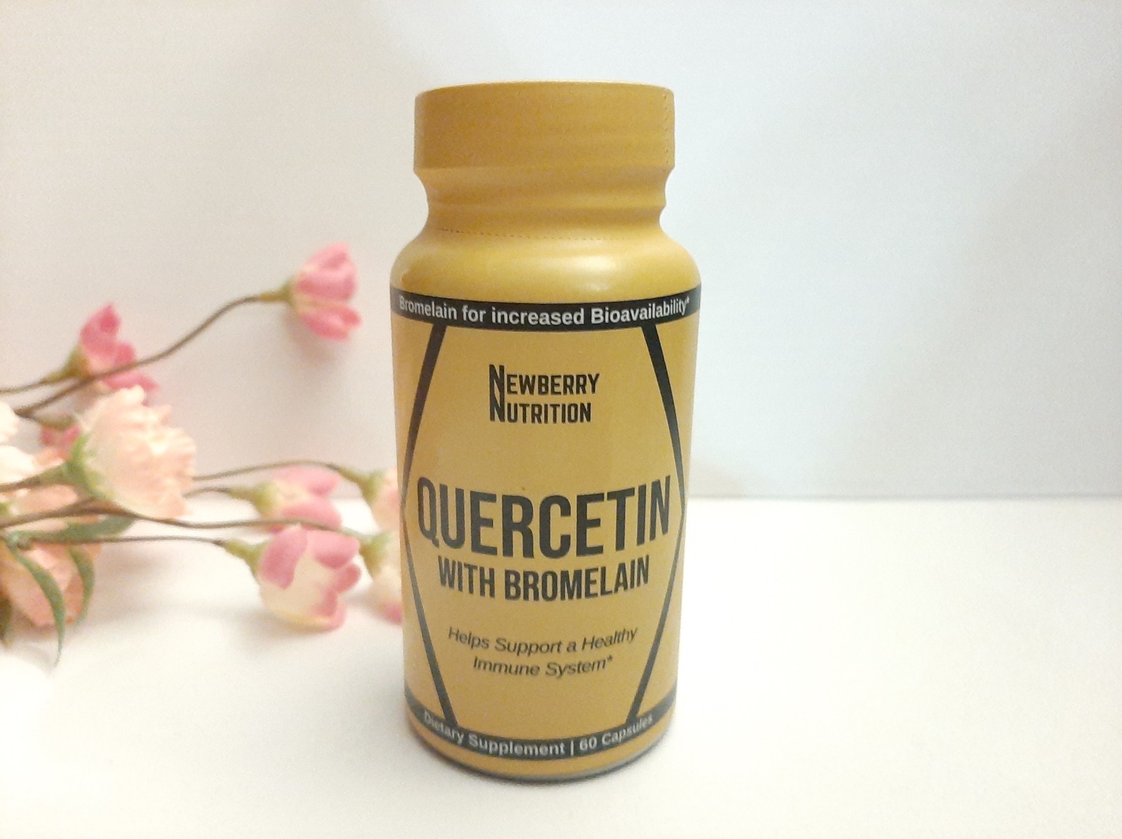 Newberry Nutrition Quercetin w/ Bromelian 1000mg 60 Capsules 8/2027