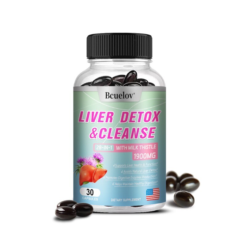 Milk Thistle Silymarin Artichoke Dandelion Choline – 120 Capsules – Liver Plus *