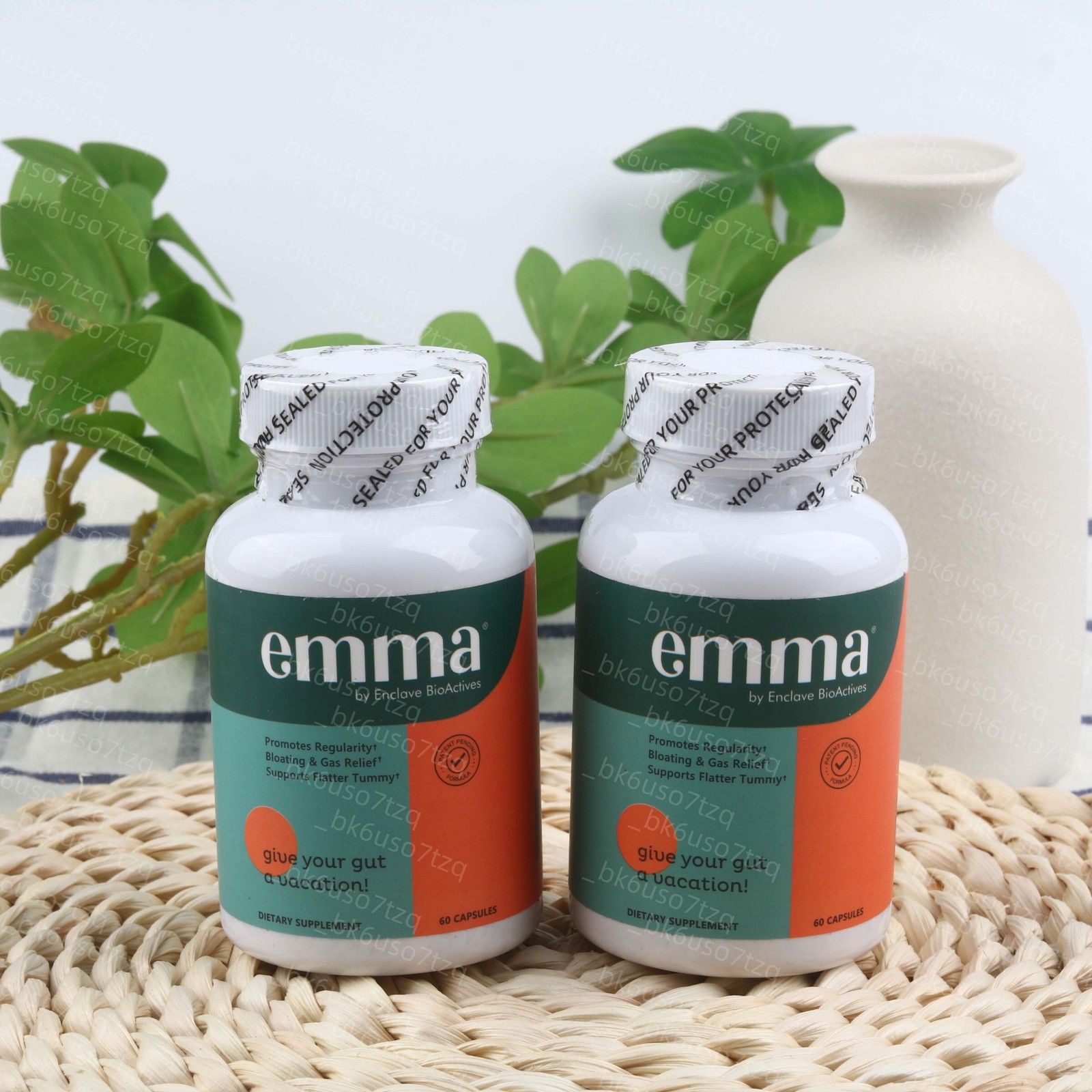 1-3 pack Emma Relief Supplement KONSCIENS KETO for Gut Bloating -60 Capsules