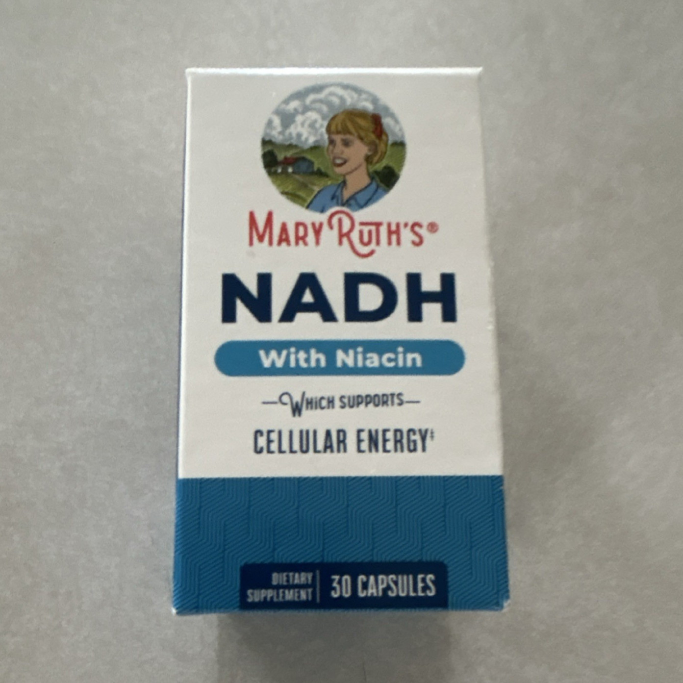 MaryRuth’s NADH Niacin Cellular Energy Capsules 30 ct Exp 03/2027