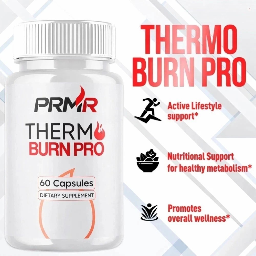 (1 Pack) Thermo Burn Pro Herbal Capsule For Daily Wellness Supplement – 60 Ct