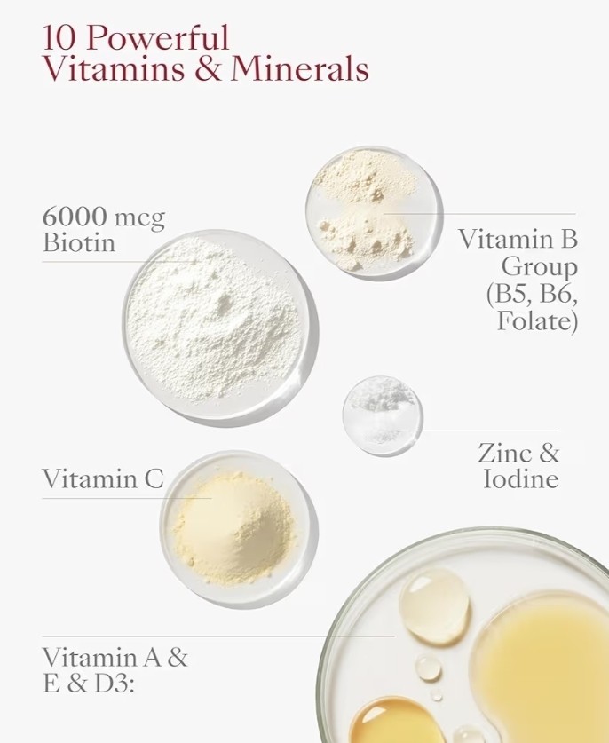 Upbe Hair Skin Nails Mixed Fruit Ginseng Gummies Biotin Vitamins 60 Vegetarian