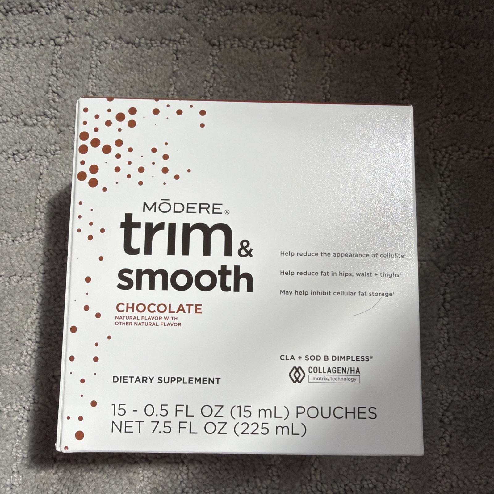 Modere Trim & Smooth Chocolate Liquid 15 pouches