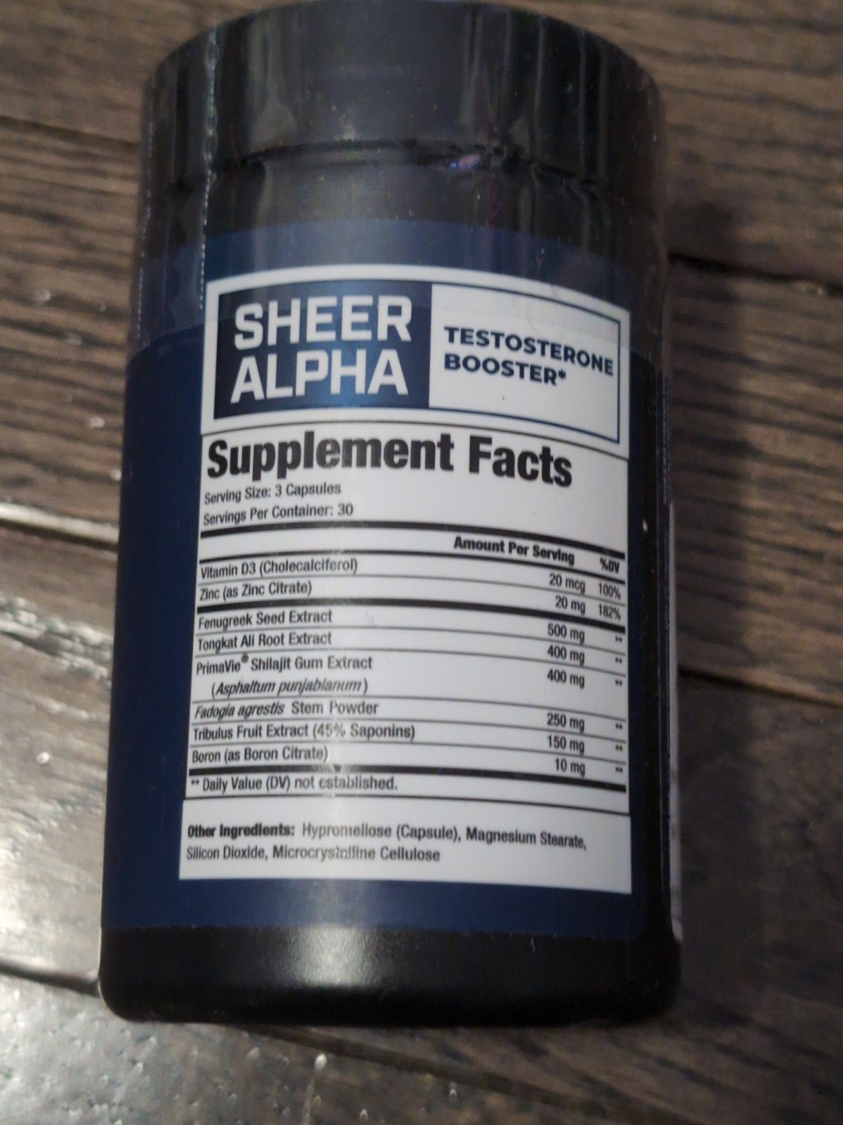 Sheer Strength Labs Sheer Alpha Testosterone Booster Libido Drive 90ct EXP 5/28