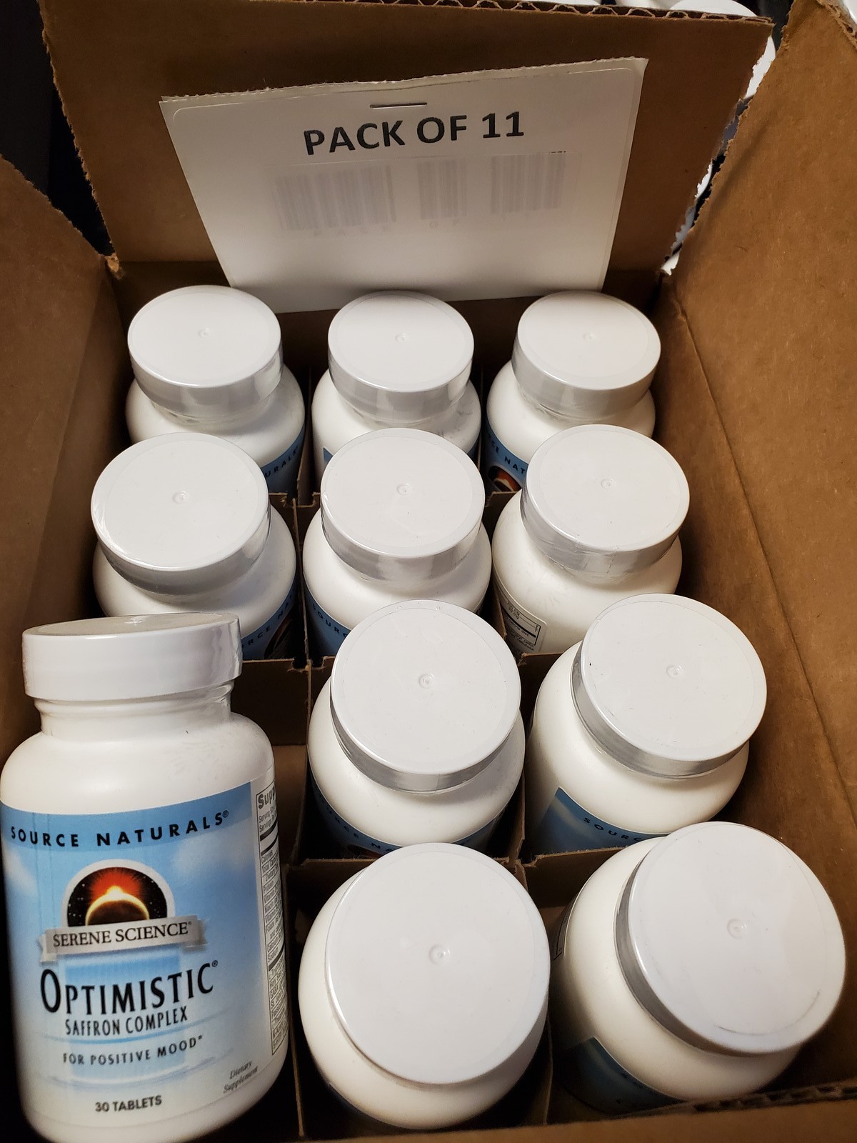 Source Naturals Serene Science Optimistic 30 Tabs exp 07/27