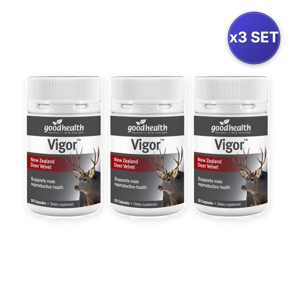 Vigor 50 Capsules – Male Performance & Stamina Support – 3 Pack