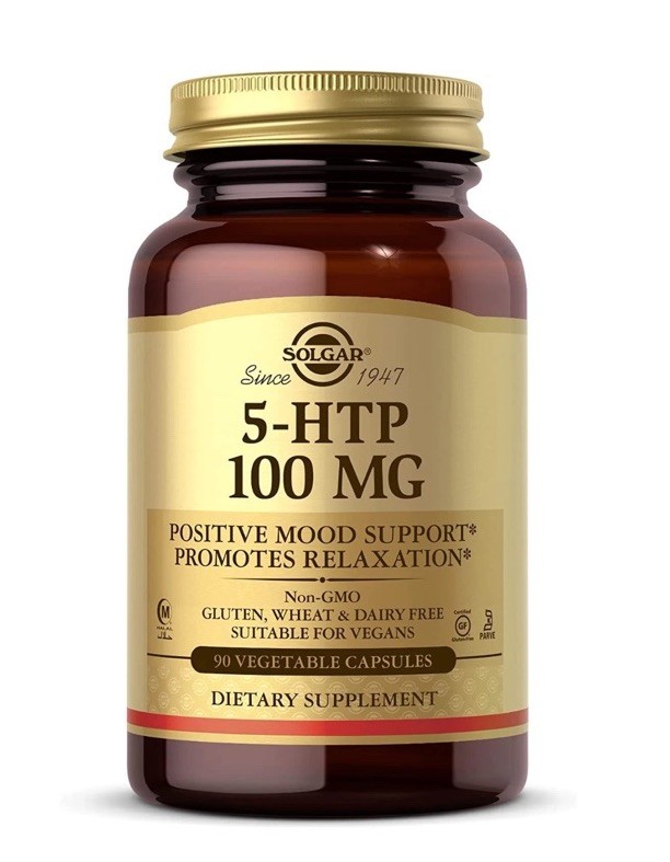 SOLGAR 5-HTP 100mg 90 Vegetable Capsules POSITIVE MOOD SUPPORT, NEW