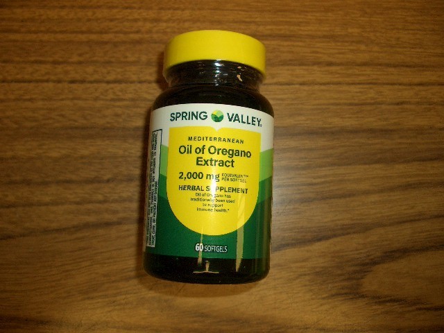Spring Valley Mediterranean Oil of Oregano Extract 60 Softgels 2000 mg Exp 10/27