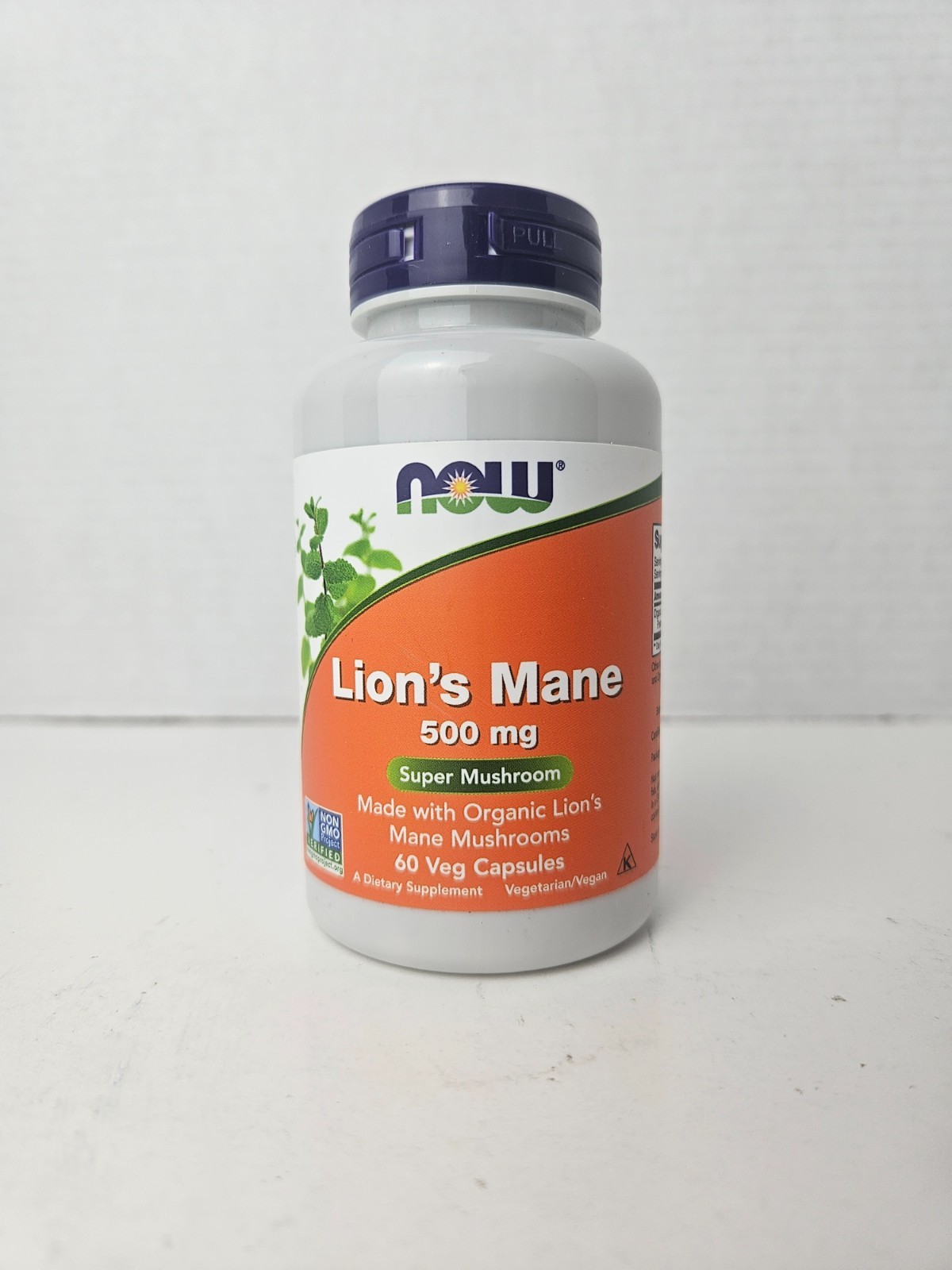 NOW Foods Lion’s Mane 500 mg Super Mushroom 60 Veg Capsules Exp 02/2029