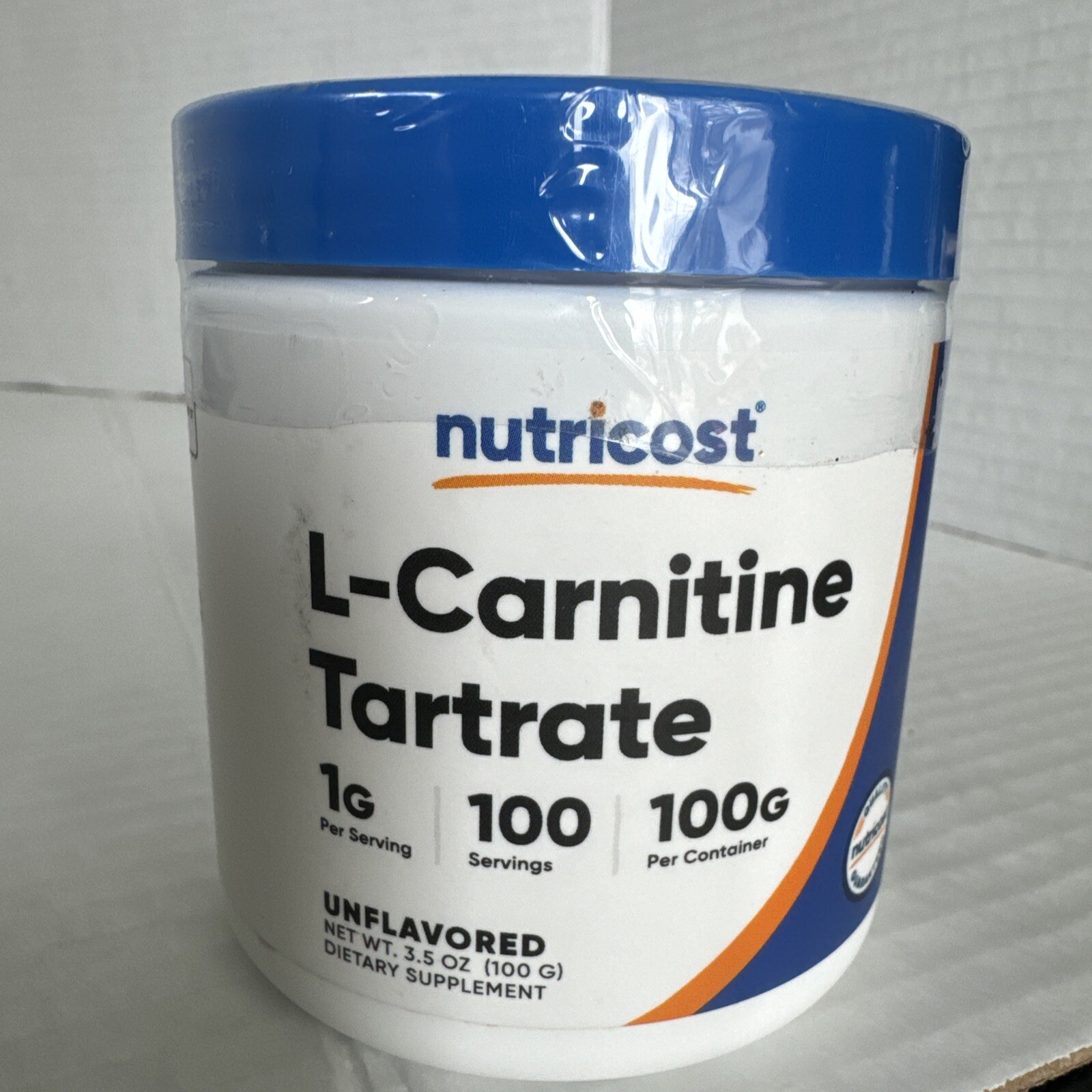 Nutricost L-Carnitine Tartrate Powder (100 Grams) – 1 Gram per Serving