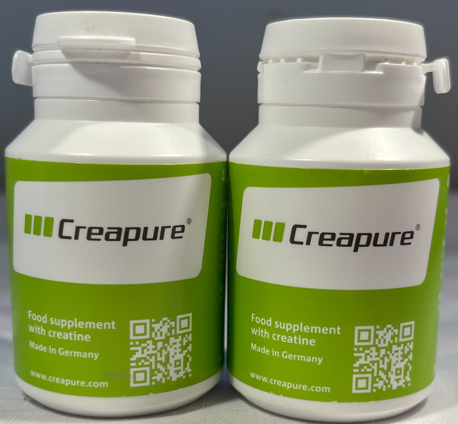 (2 PACK) Creapure Food Supplement with Creatine, 40g (1.4 oz.) – EXP: 1/28