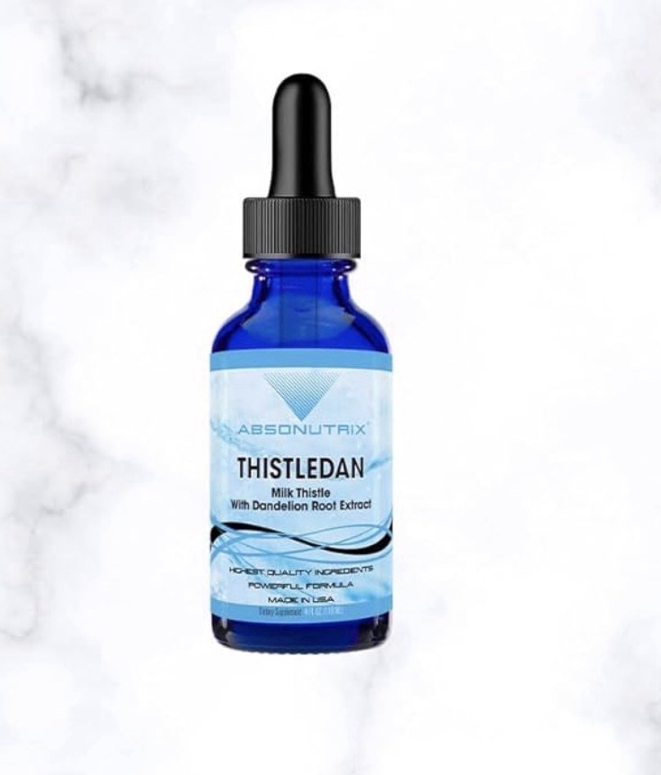 Absonutrix Thistledan, 4 FL OZ Liquid, 302 Servings Made in USA Digestion Liver