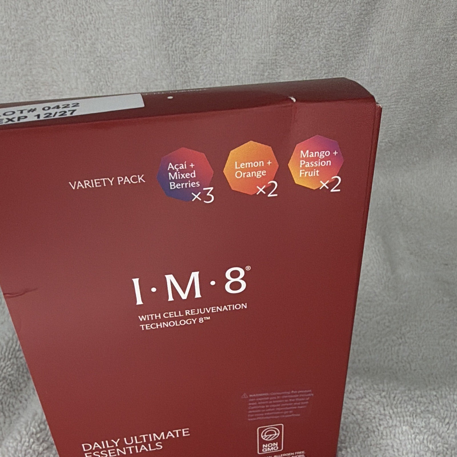 I•M•8 Daily Ultimate Essentials Variety Pack Vegan Sachets 7ct