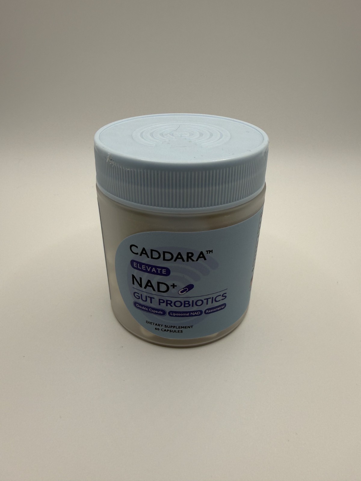 CADDARA Elevate NAD+ + Resveratrol Probiotics Gut Health 60 Capsules – Brand New