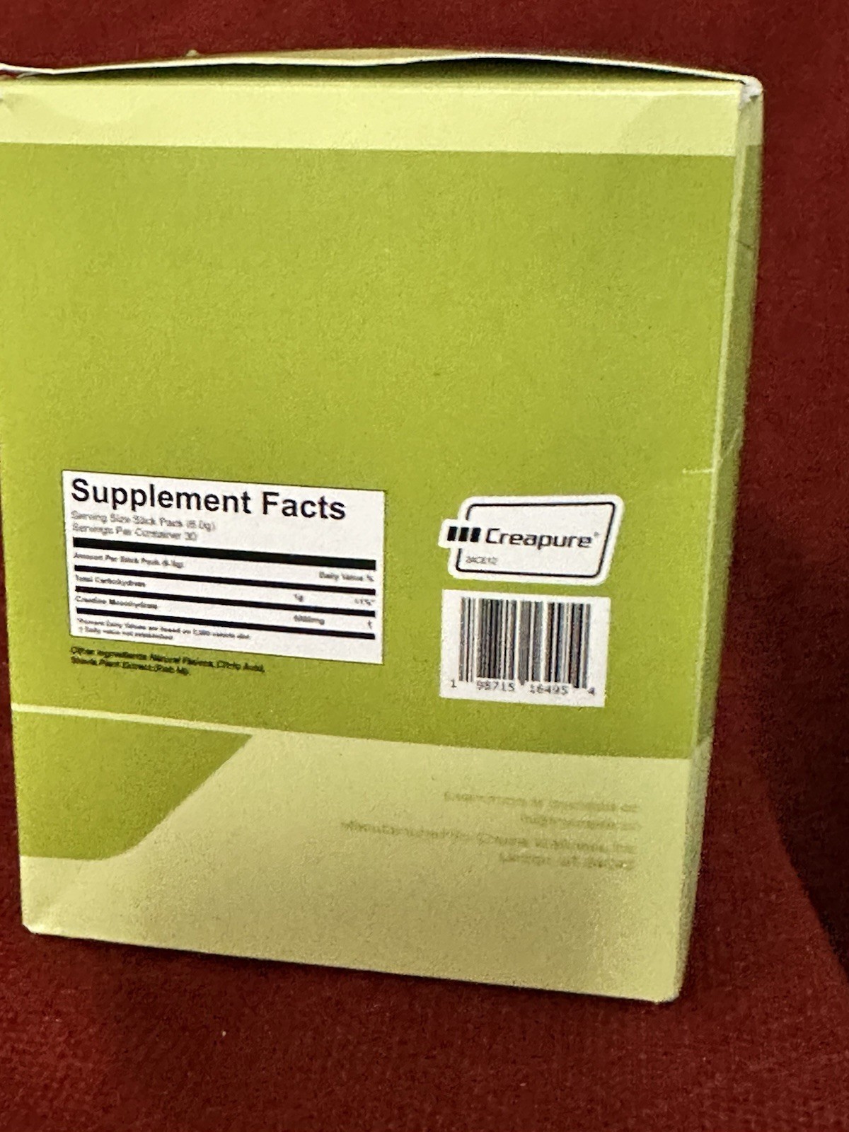 Create Creatine Monoh Powd (3) Boxes LemLime sug Free Stick Packs Tot (90)sticks