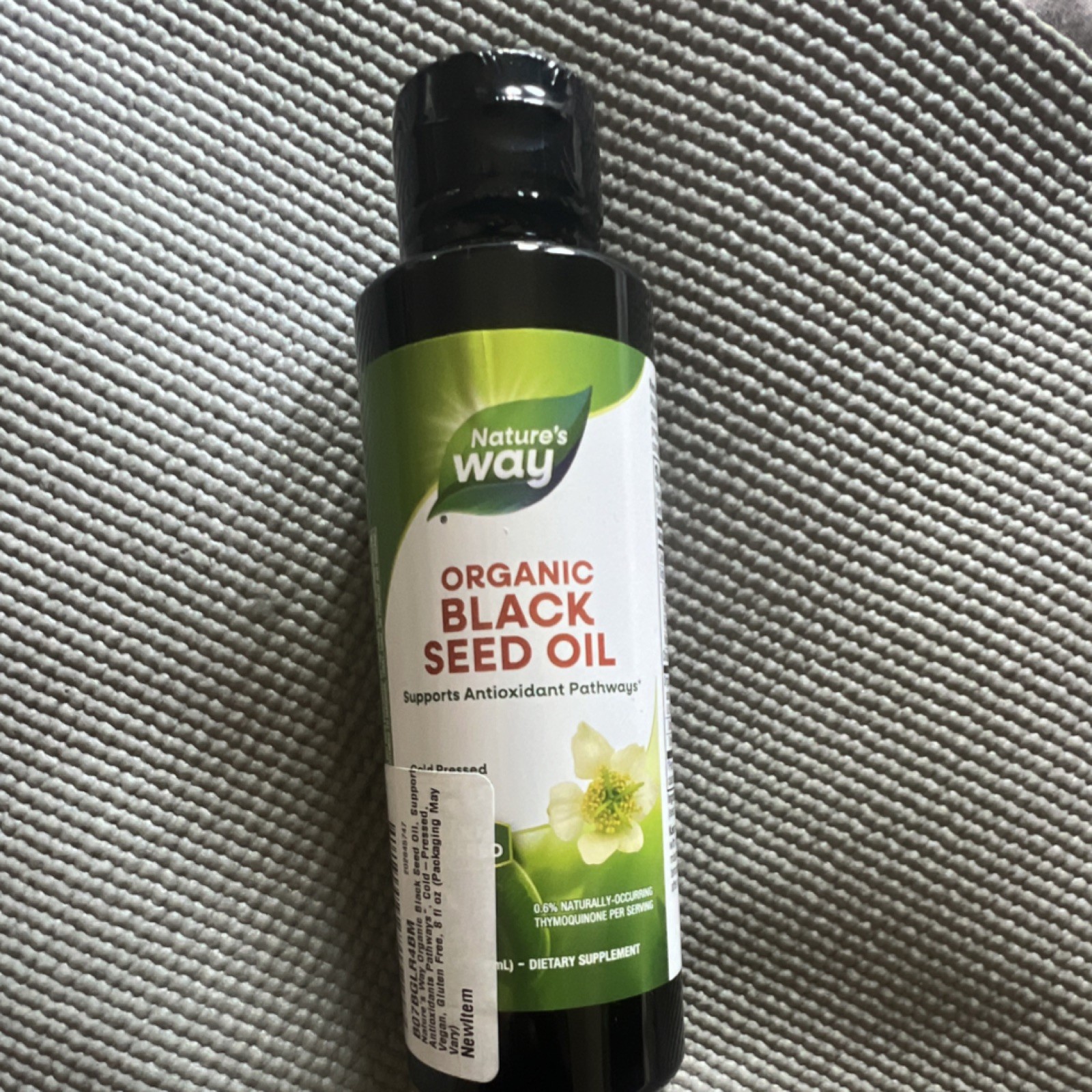 Nature’s Way Organic Cold Pressed Black Seed Oil 8 fl oz Black Cumin Seed Oil