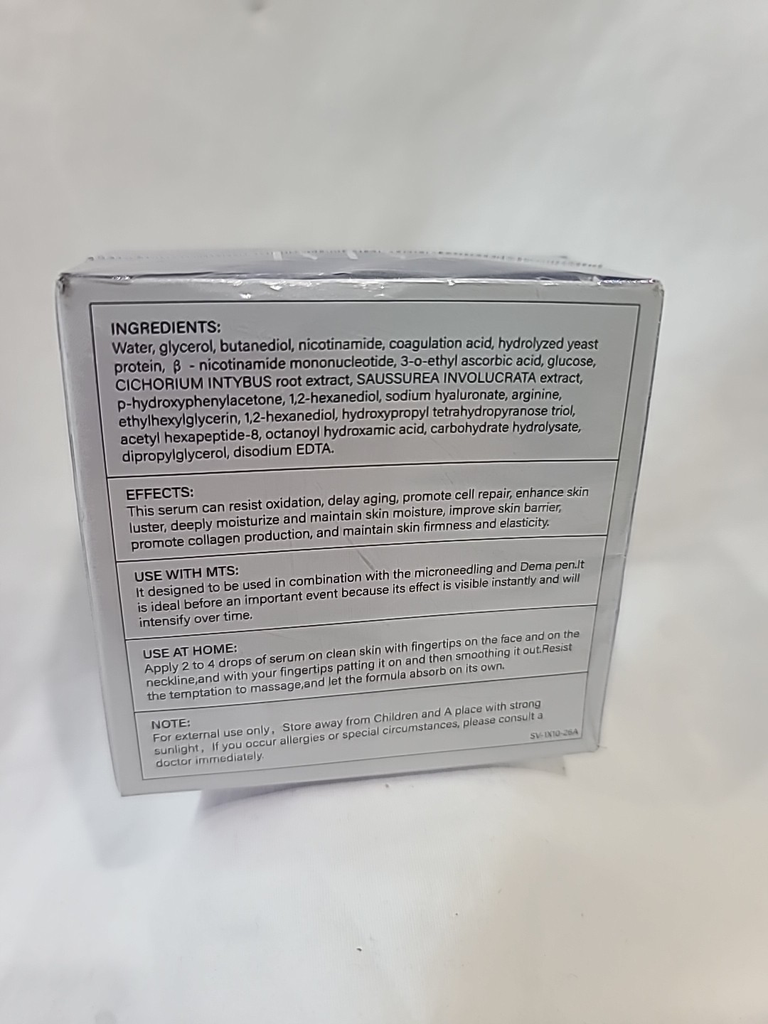 S Vial NAD Anti Aging Ampoule Serum