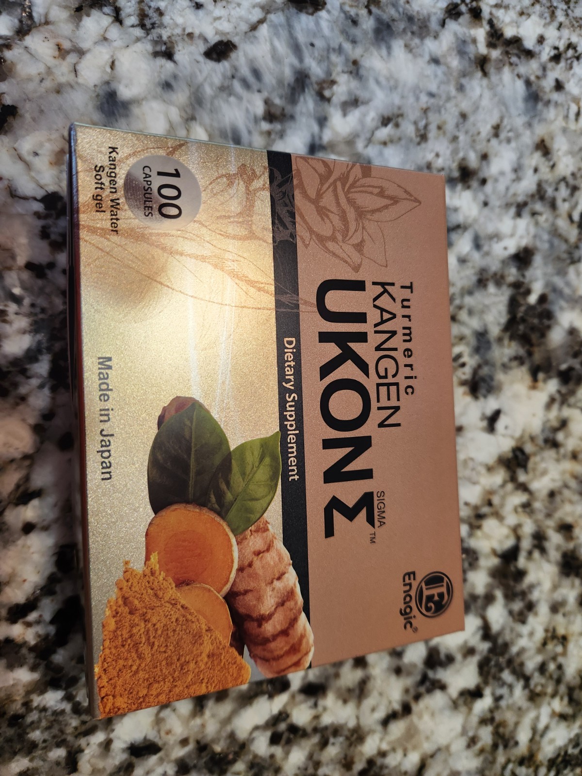 Ukone – Turmeric capsules- 100 capsules per box. Exp 12/2028