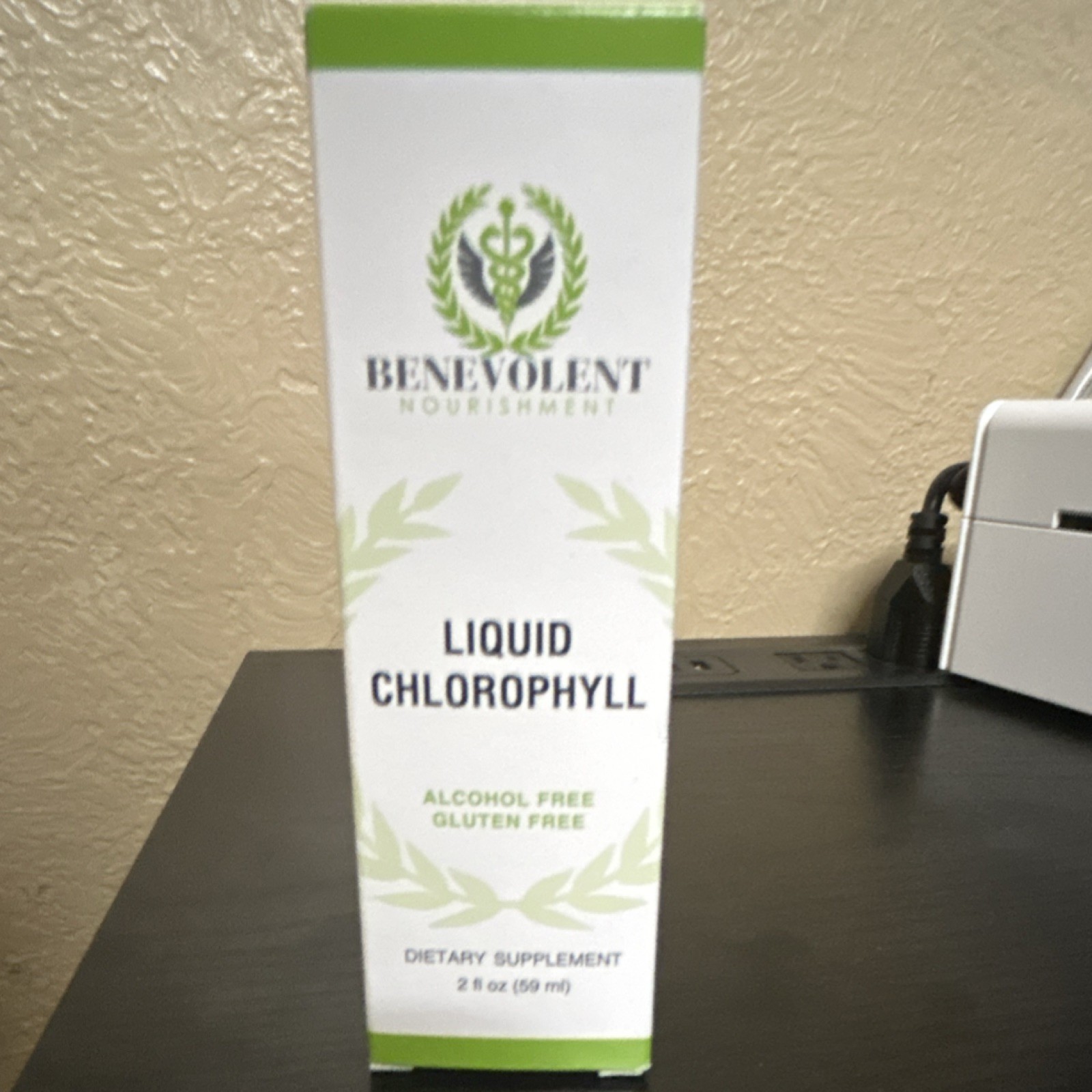 Benevolent Nourishment Liquid Chlorophyll Copper Peppermint Alcohol Gluten Free…