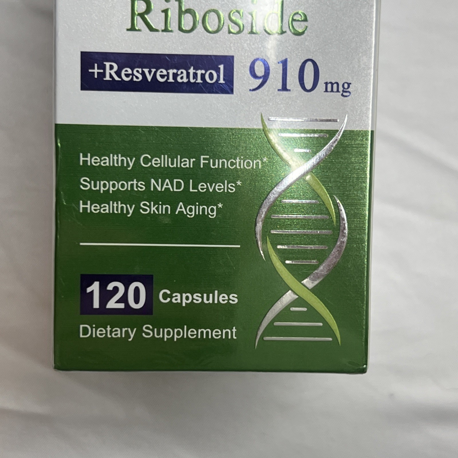 Acentiallabs NAD + Nicotinamide Riboside Resveratrol 910 mg 120 Caps EXP 10/2027