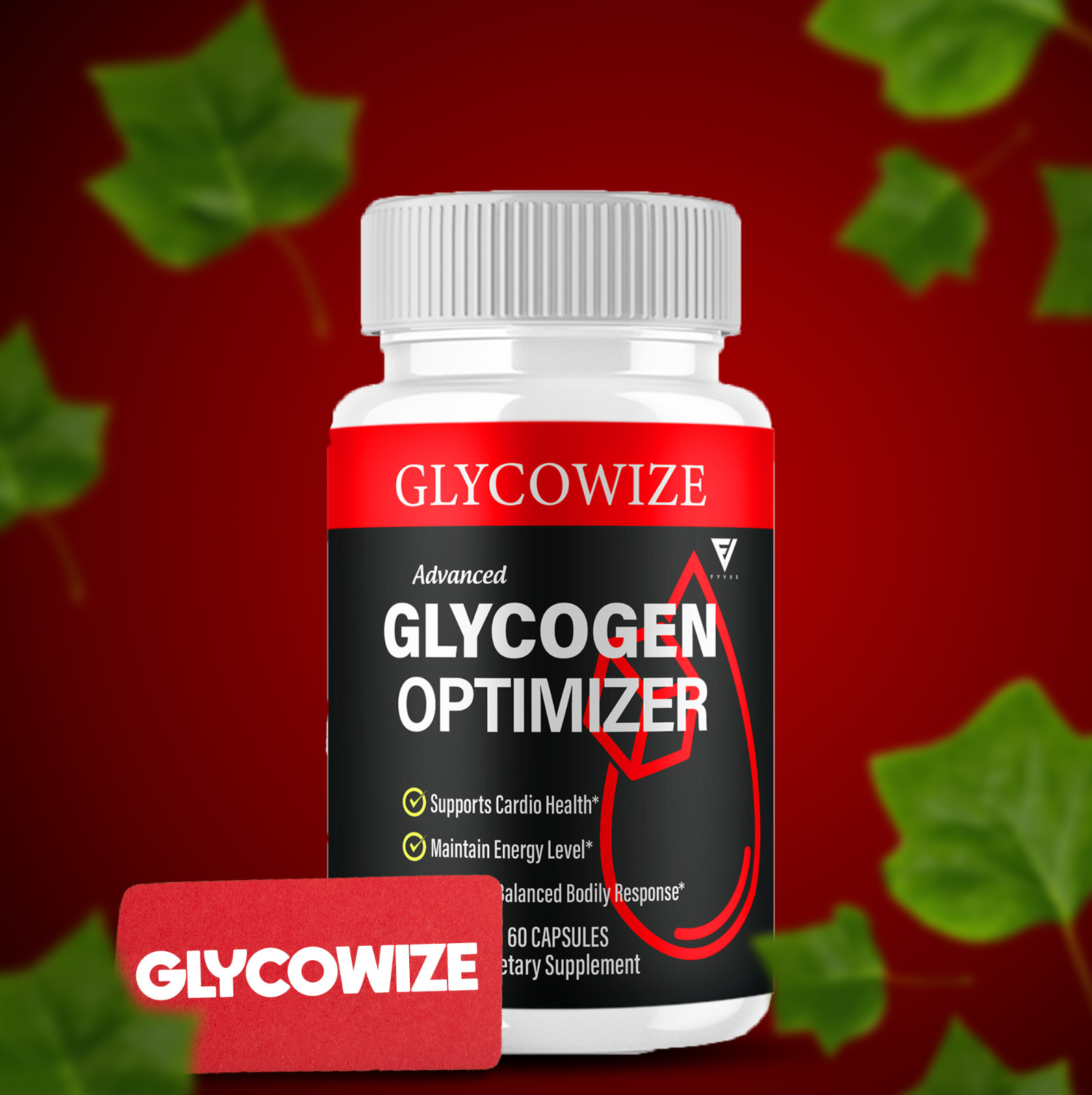 (5 Pack) Glycowize Blood Optimizer Glyco Wize Blood Support Pills (300 Capsules)
