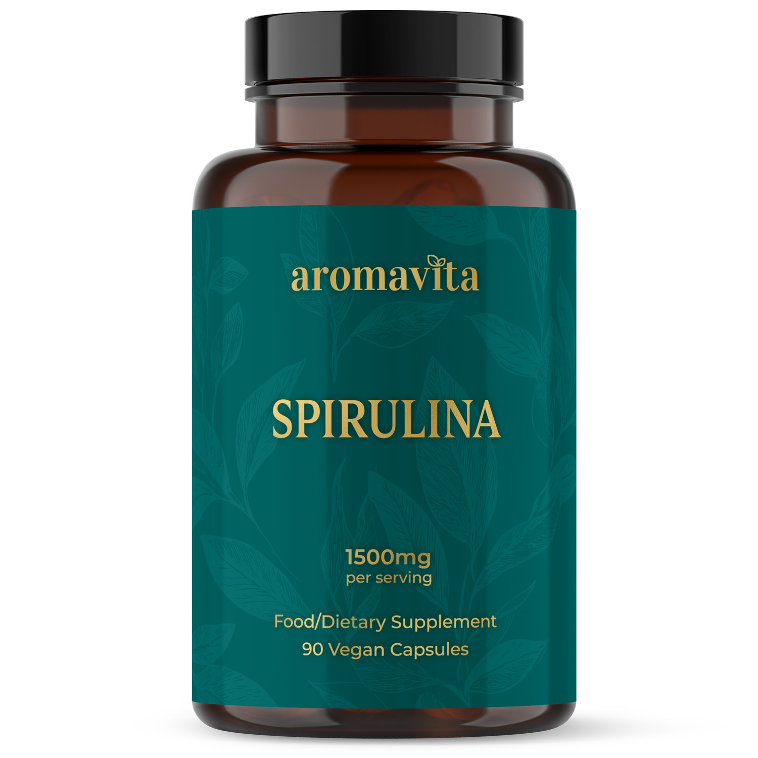 AROMAVITA Organic Spirulina Tablets – 100% Pure Spirulina -Vegan Superfood