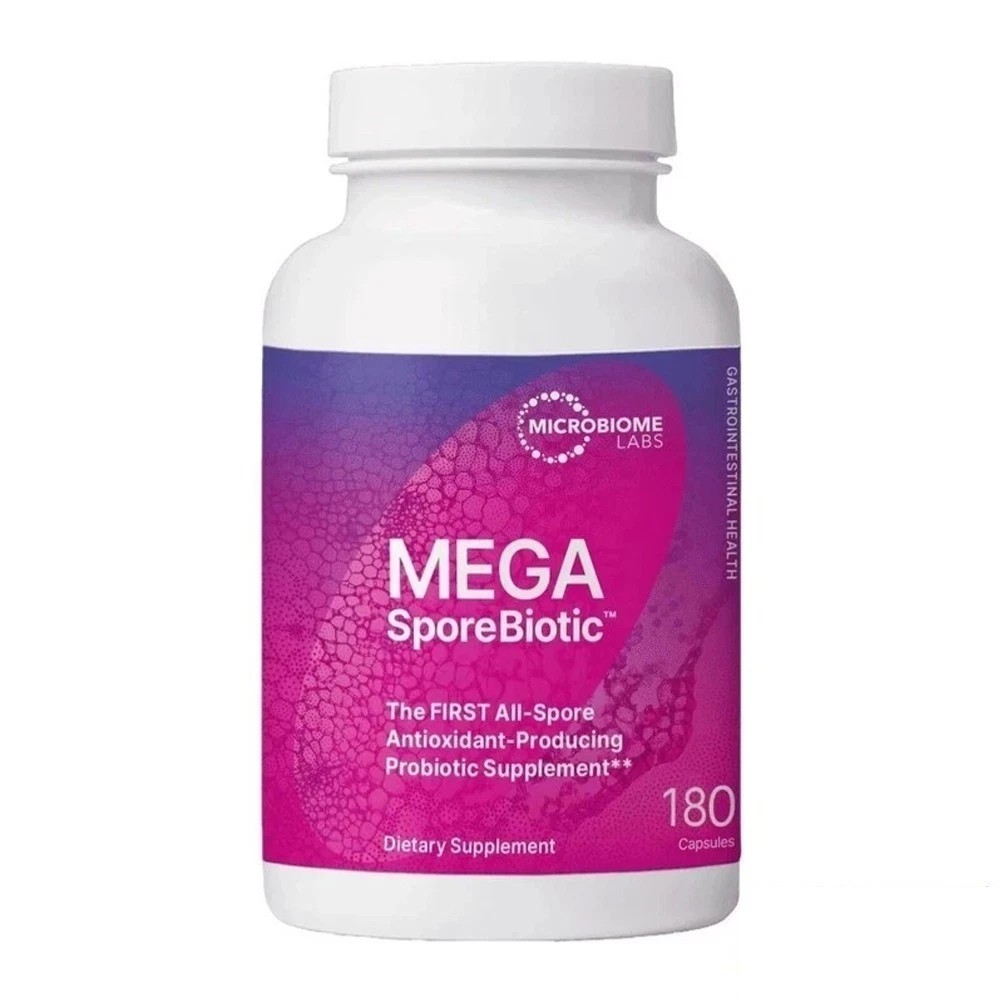 Sporebiotic Health Capsules 180 Gut Microbiome, Probiotic Men And Women Mega