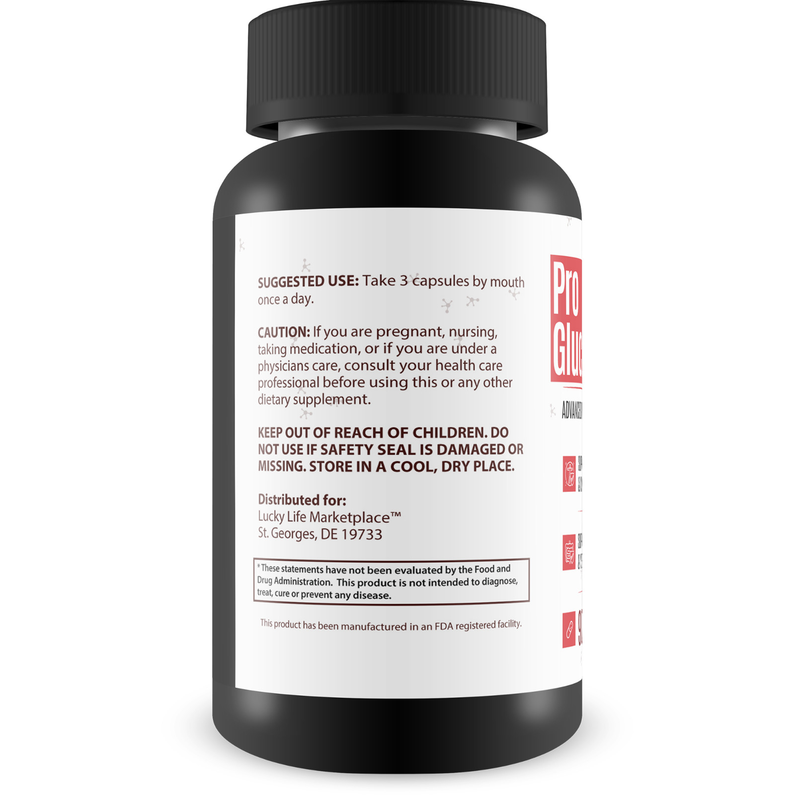Pro Gluco Fortitude Advanced Blood Sugar Support Formula with Cinnamon