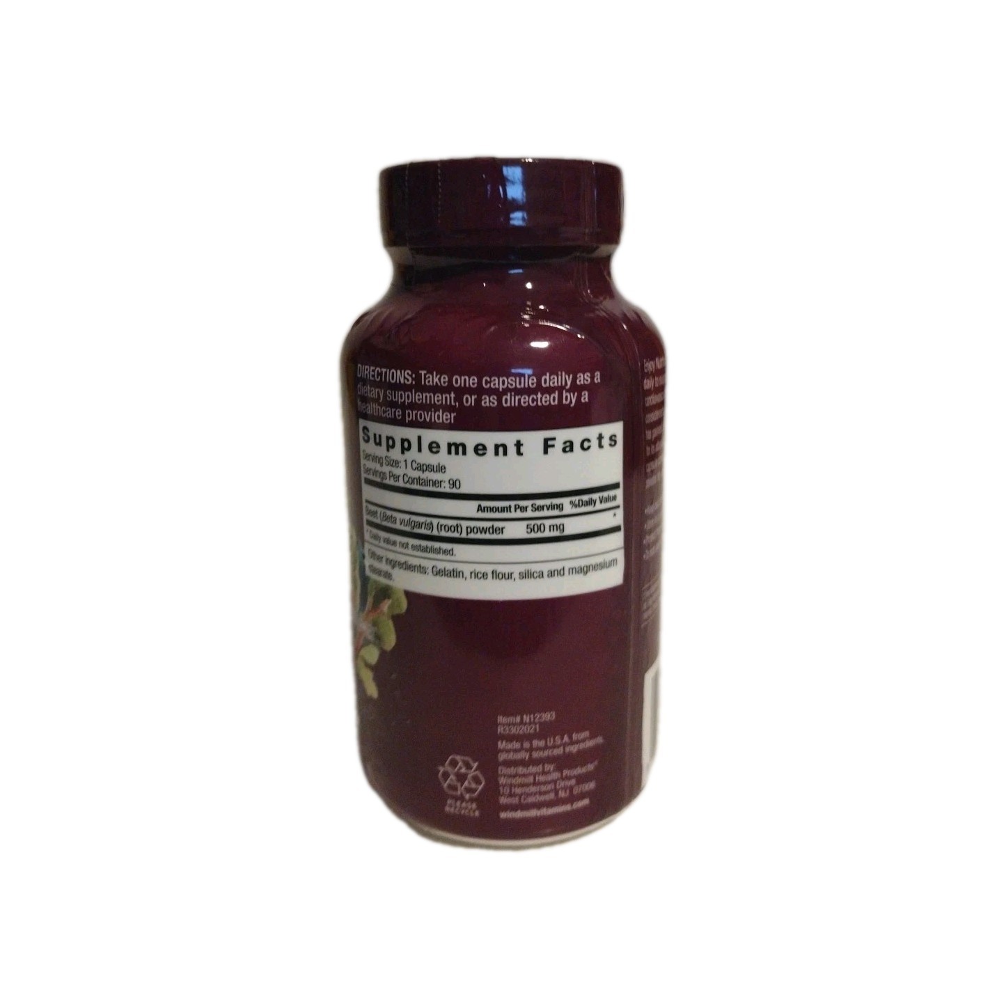 1 NutritionWorks Beet Root Circulation Superfood 90 Capsules 500mg