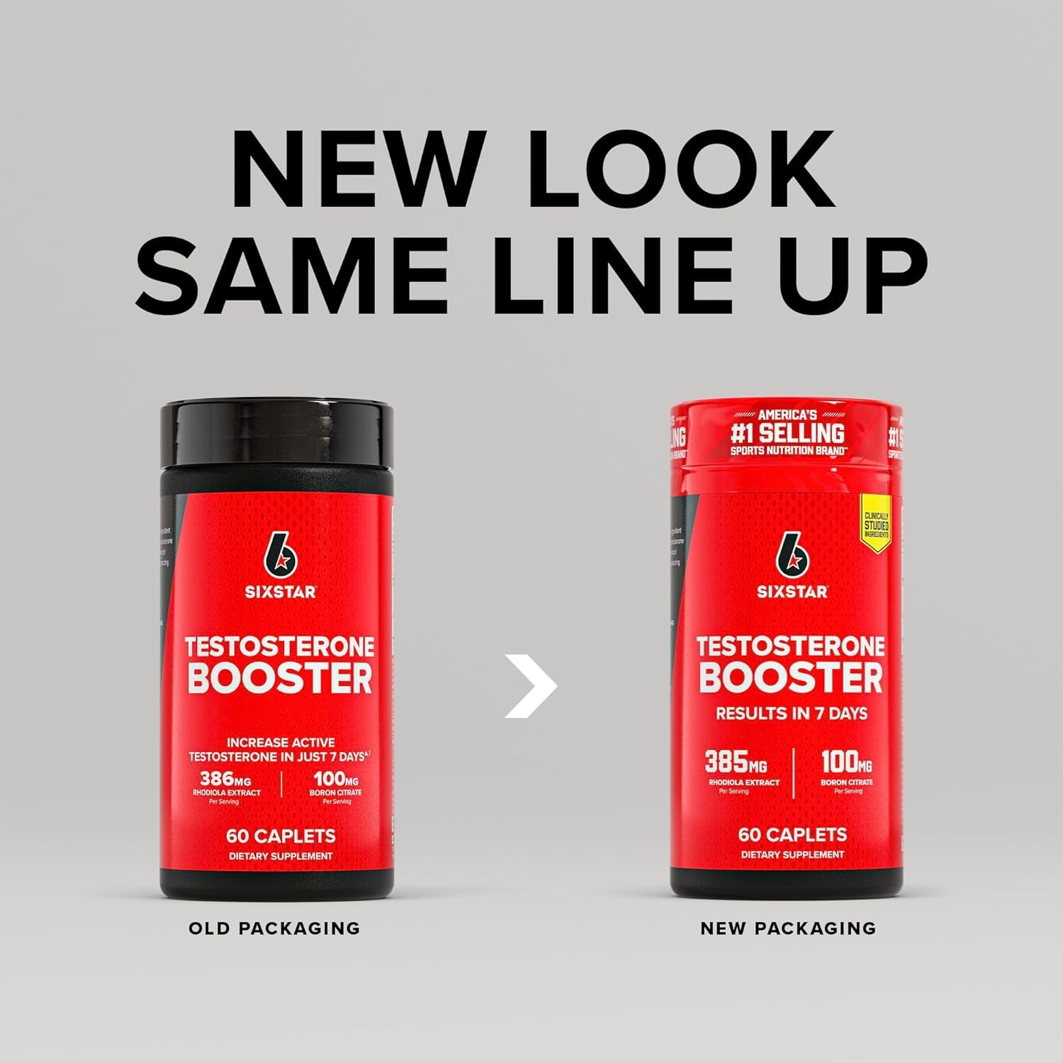 Six Star Nutrition Testosterone Booster for Men – 60 Pills