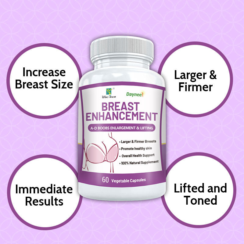 1Bottle of Female Butt Enlargement+1Bottle of Breast Enlargement Health Tablets