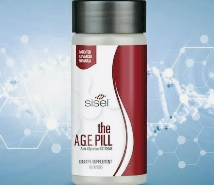 Sisel The AGE Pill Anti-Glycation EXTREME (A.G.E.) Formula (180 Caps) – 12/2026!