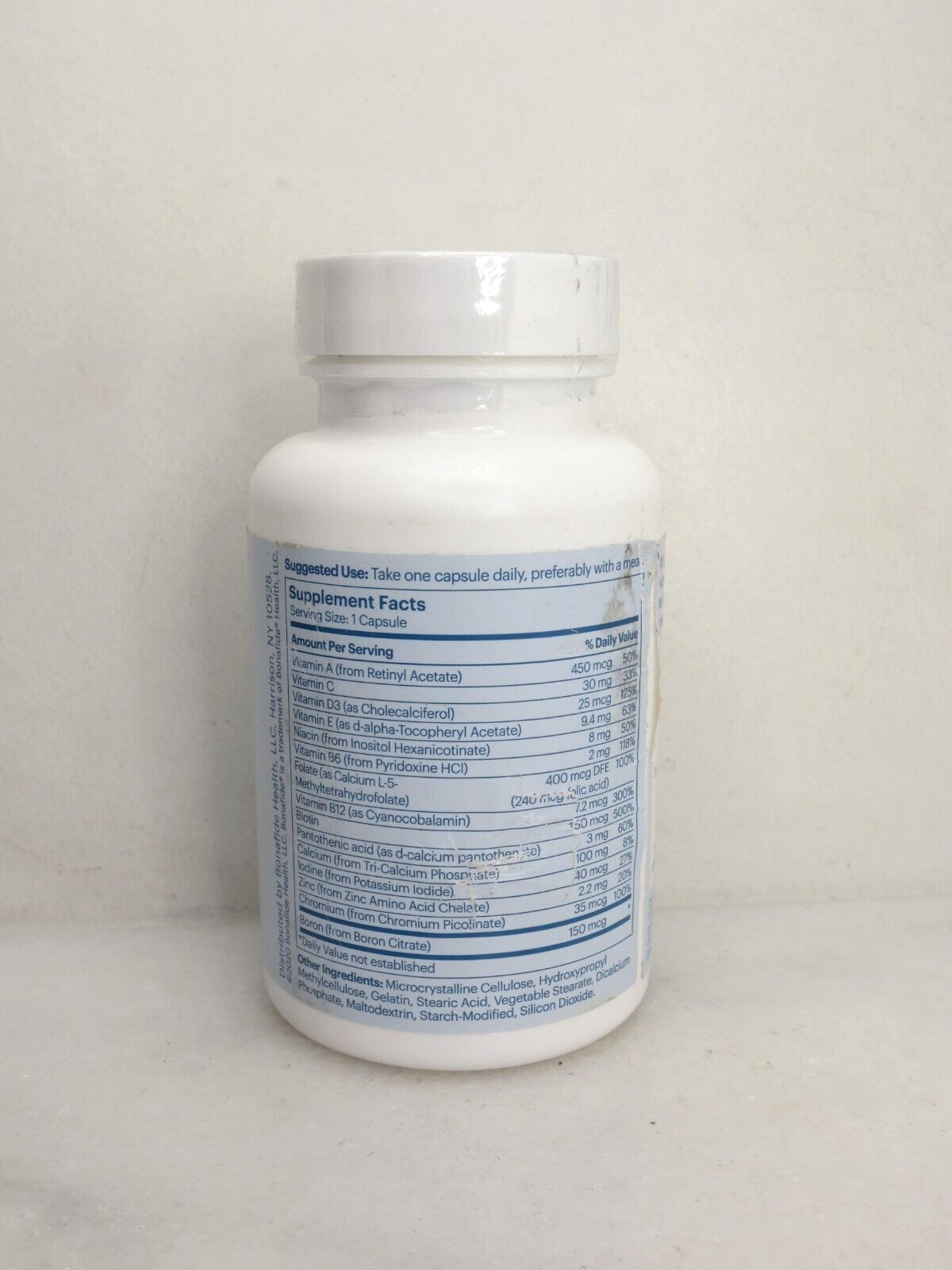 BONAFIDE MULTI VITAMIN FOR BETTER HEALTH 30 CAPSULES (EXP: 08/25) W/ BONUS GIFT