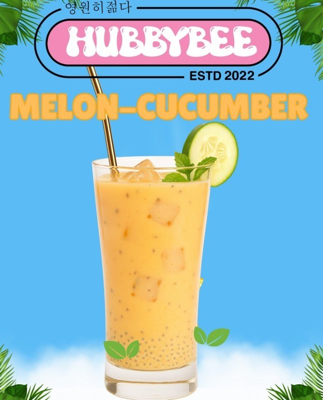 HUBBYBEE Premium COLLAGEN POWDER DRINK MELON & CUCUMBER (New Flavor)