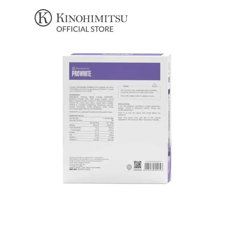 2 X Kinohimitsu ProWhite 8g (30 sachets ) for Brighten Skin NEW Original