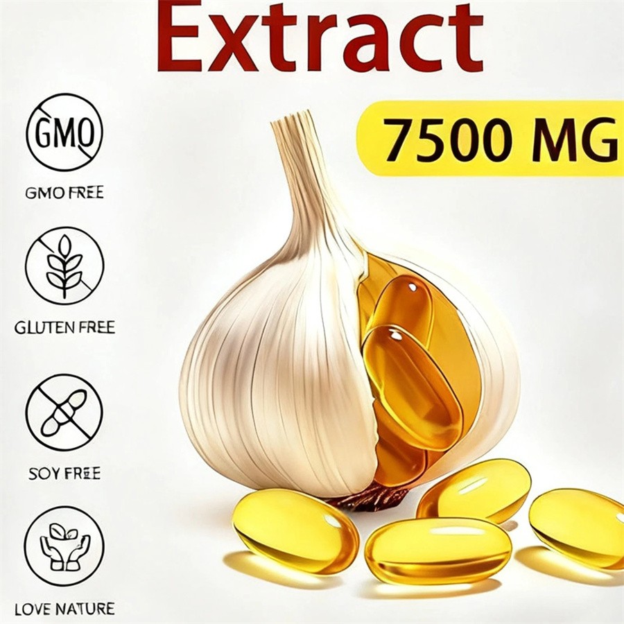 Aged Garlic Extract Supplements Original Formula Heart Health 7500mg 300Capsules
