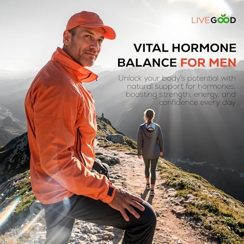 LiveGood Vitality Men’s Support Supplement – Energy & Stamina