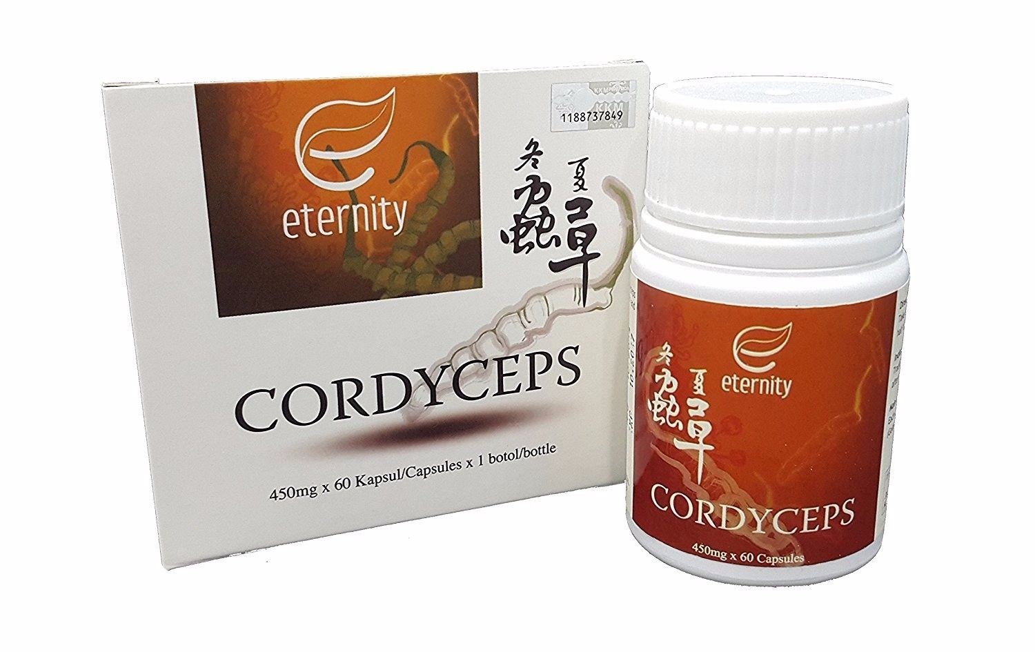 1 Bottle Gano Cordyceps Sinensis 60 Capsules Energy immune Respiratory Support