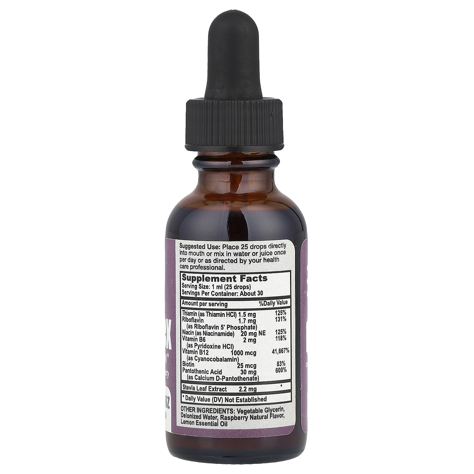 B-Complex, Raspberry, 1 oz (30 ml)
